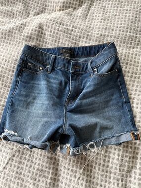 Club Monaco Medium Blue Denim Cutoff Shorts